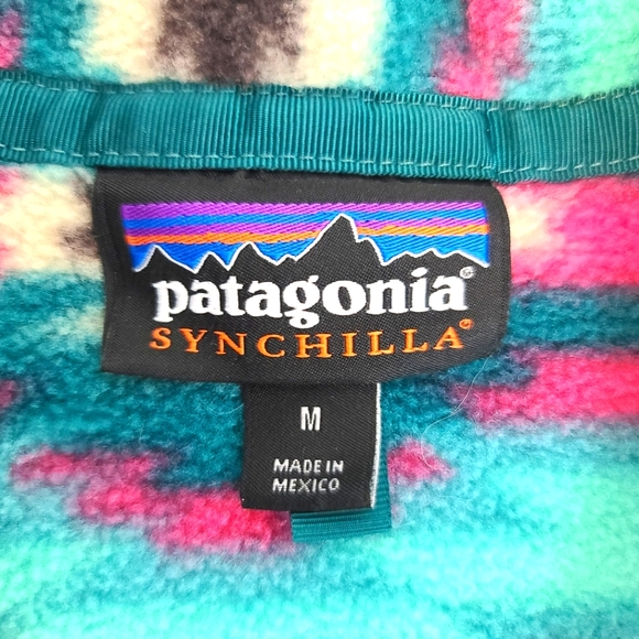 PATAGONIA Synchilla Snap-T Fleece Pullover Sweater in Wild Desert Green - Picture 4 of 9
